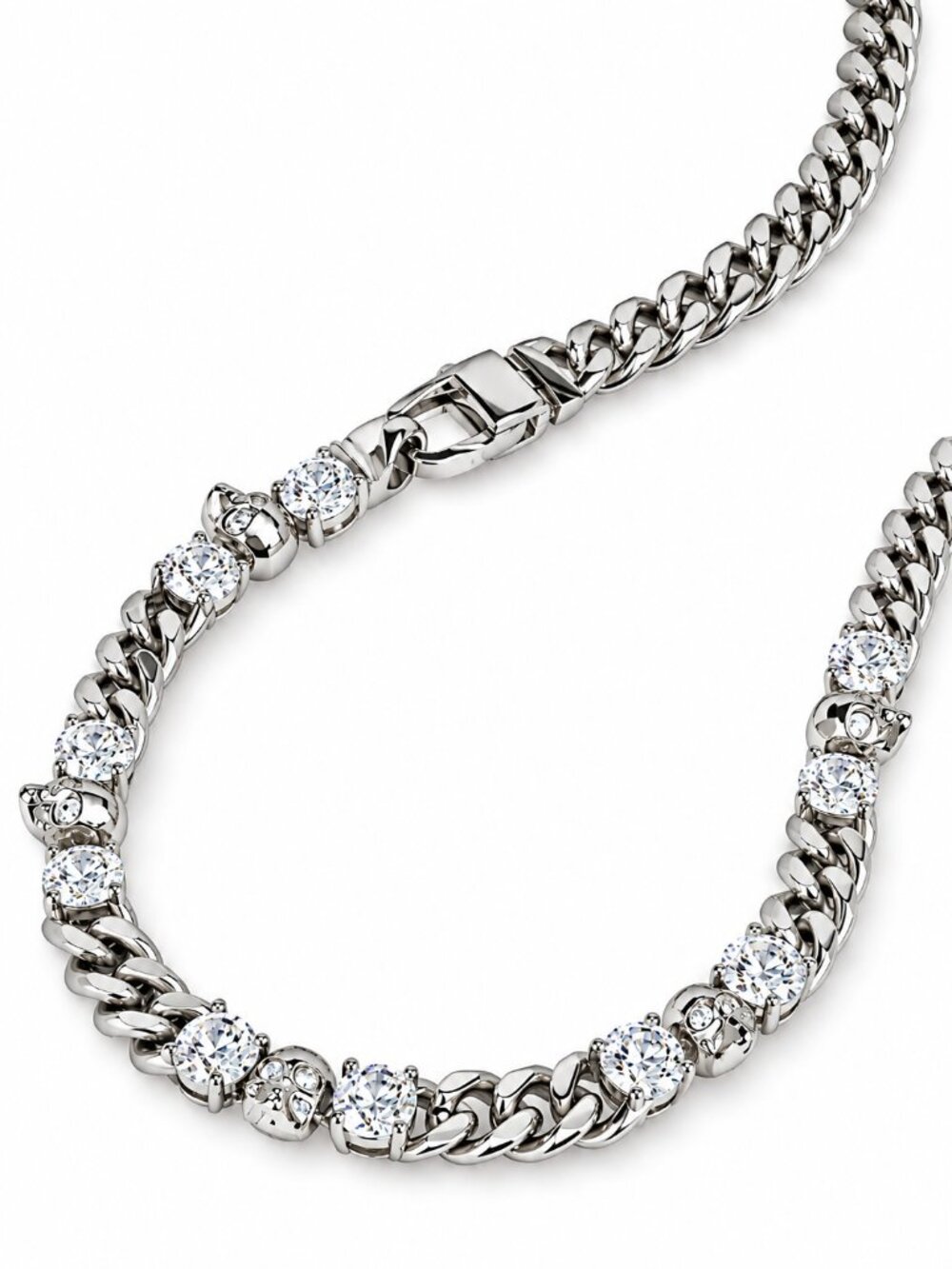 Melinda Maria Ride or Die Cuban Chain Necklace 6.8mm 22"